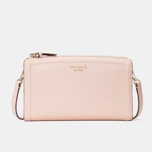 Kate Spade New York Knott Pebbled Leather Crossbody In Mochi Pink